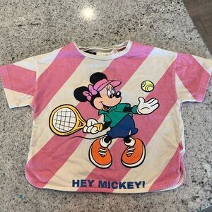 Zara X Disney Minnie Mouse shirt baby toddler girl 18 months